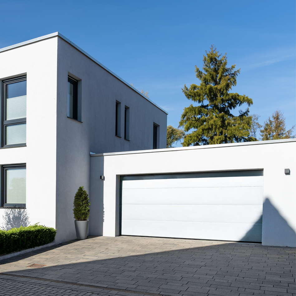 Garagen-Sektionaltor RenoMatic L-Sicke Oberfläche Slategrain